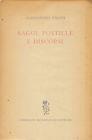 Saggi, postille e discorsi - Alessandro Casati - copertina