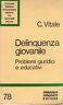 Delinquenza giovanile. Problemi giuridici e educativi
