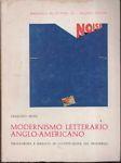 Modernismo Letterario Anglo-Americano - Francesco Binni - copertina