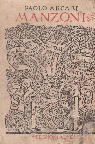Manzoni - Paolo Arcari - copertina