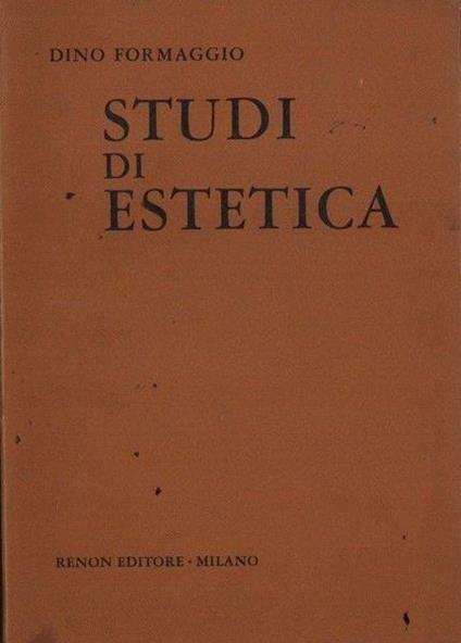 Studi di estetica - copertina