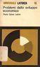 Problemi dello sviluppo economico - copertina