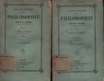 Cours de l'histoire de la philosophie. 2 tomi