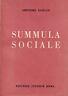 Summula sociale - Amintore Fanfani - copertina