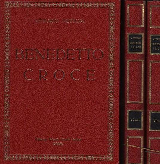 Benedetto Croce - Vittorio Vettori - copertina