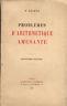 Problèmes d'arithmétique amusante