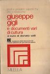 Giuseppe Gigli e documenti vari di cultura - copertina