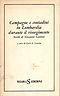 Campagne e contadini in Lombardia durante il Risorgimento - Gaetano Cantoni - copertina