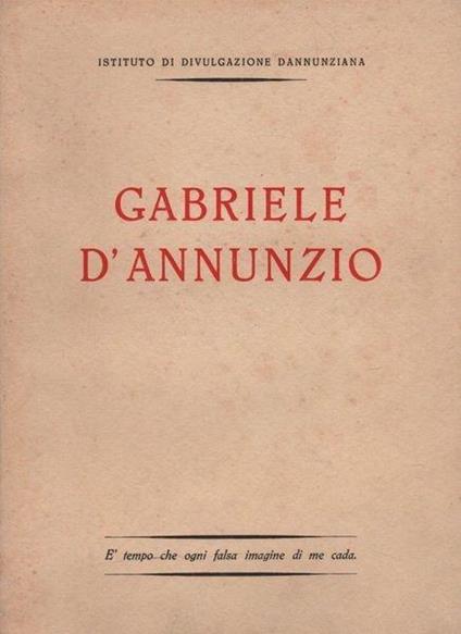Gabriele D'Annunzio - copertina