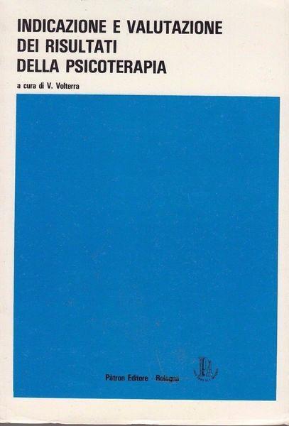 Indicazione e valutazione dei risultati della psicoterapia - copertina