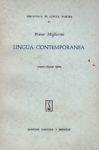Lingua contemporanea. IV edizione rifatta - Bruno Migliorini - copertina