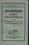 Ecrits philosophiques. Tome premier