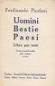 Uomini Bestie Paesi. Libro per tutti. Ventisei racconti inediti dello scrittore toscano