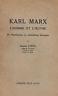 Karl Marx. L'homme et l'oeuvre. De l'hégélianisme au matérialisme historique - Auguste Cornu - copertina