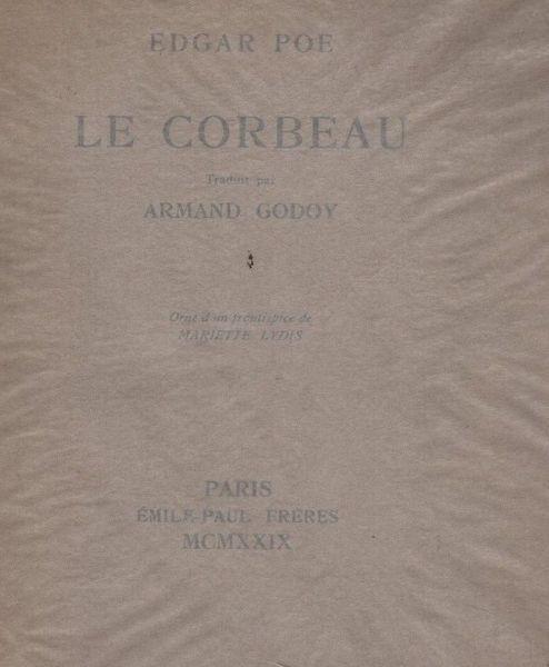Le corbeau - Edgar Allan Poe - copertina