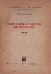 Progetto e vicende di un codice civile della Repubblica italiana (1802-1805)