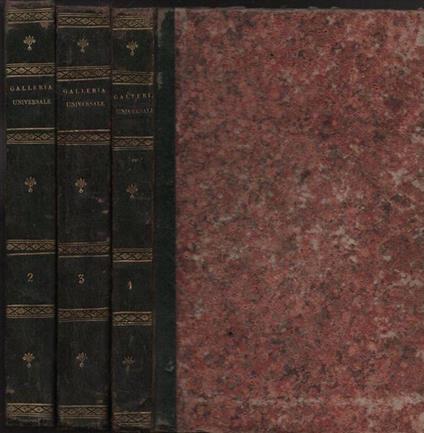 Galleria universale di tutti i popoli del mondo. 3 voll - copertina