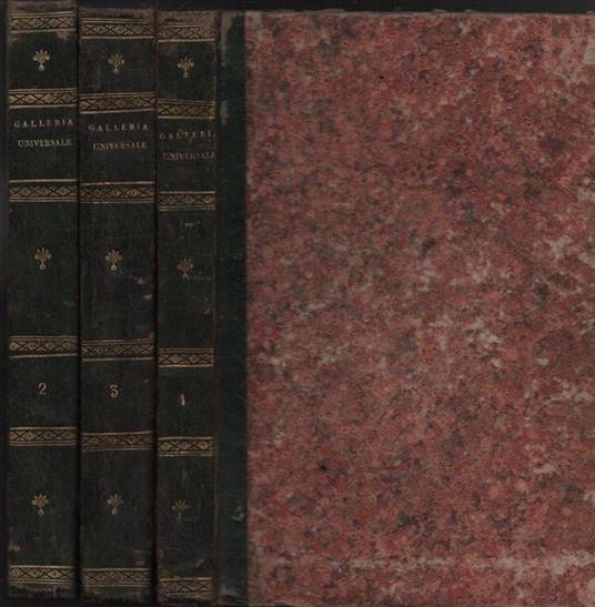 Galleria universale di tutti i popoli del mondo. 3 voll - copertina