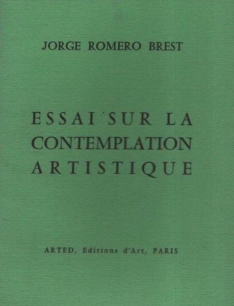 Essai sur la contemplation artistique - copertina