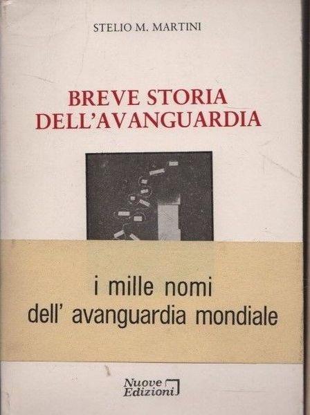 Breve storia dell'avanguardia - Martini - copertina