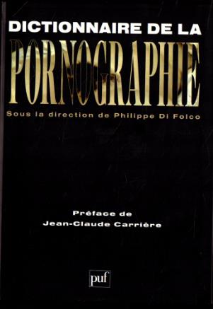 Dictionnaire de la pornographie - copertina