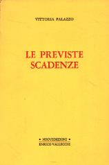 Le previste scadenze - Vittoria Palazzo - copertina
