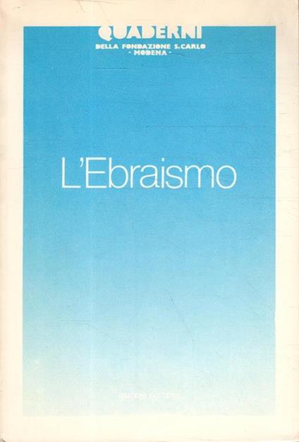 L' Ebraismo - copertina