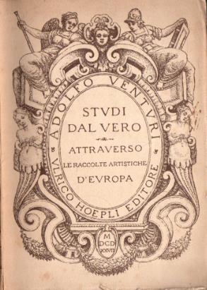Studi dal vero attraverso le raccolte artistiche d'Europa - Maria Venturi - copertina