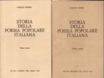 Storia della poesia popolare italiana. Due tomi