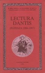 Lectura Dantis : Potenza, 1986-1987