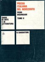 Poesia italiana del Novecento. Tomo II