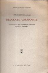 Filologia germanica - PierGiuseppe Scardigli - copertina