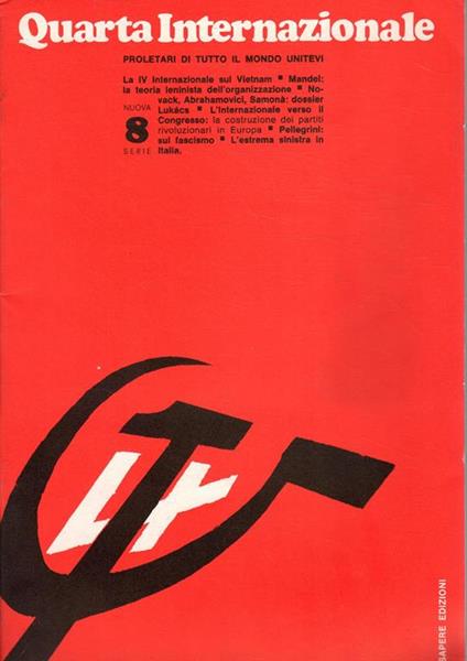 Quarta Internazionale. Nuova serie n°8 anno III febbraio 1973 - copertina