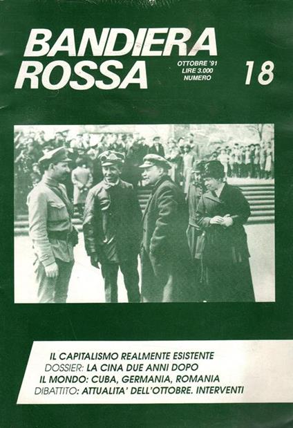 Bandiera rossa vol 18 - copertina