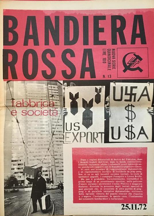 Bandiera rossa. Nuova serie quindicinale n° 13 - copertina