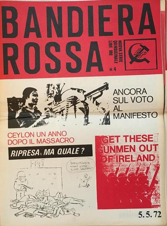 Bandiera rossa. Nuova serie quindicinale n° 4 - copertina