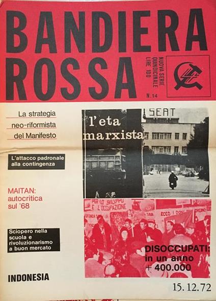 Bandiera rossa. Nuova serie quindicinale n° 14 - copertina