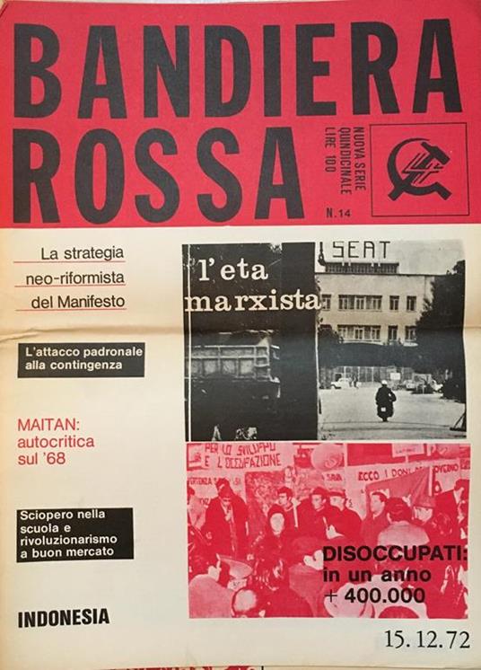 Bandiera rossa. Nuova serie quindicinale n° 14 - copertina