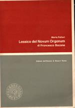 Lessico del Novum Organum di Francesco Bacone. Volume 1