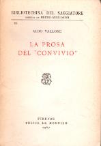 La prosa del "Convivio" - copertina