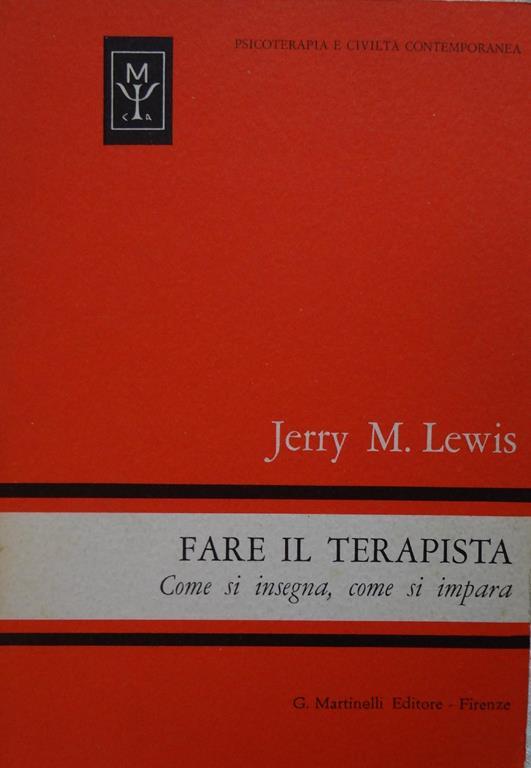 Fare il terapista. Come si insegna, come si impara - copertina