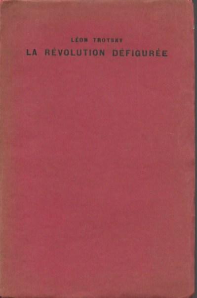 La révolution défigurée - copertina