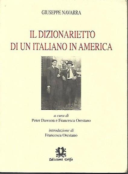 Il dizionarietto di un italiano in America - copertina