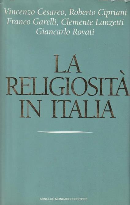 La religiosita in Italia - Vincenzo Cesareo - copertina