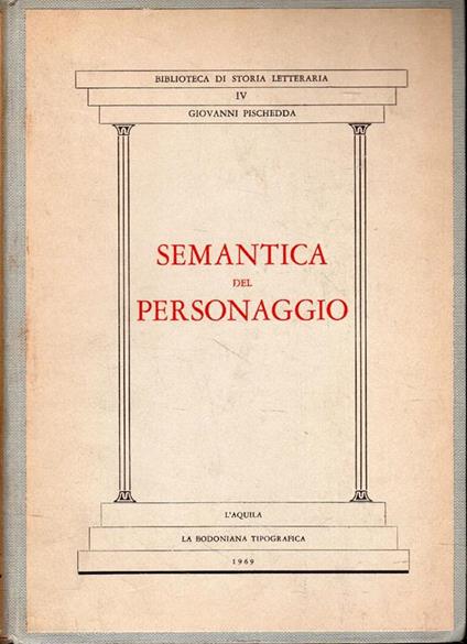 Autografato! Semantica del personaggio - Giovanni Pischedda - copertina