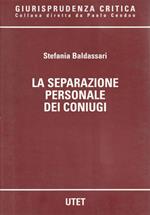 La separazione personale dei coniugi. Tomo secondo