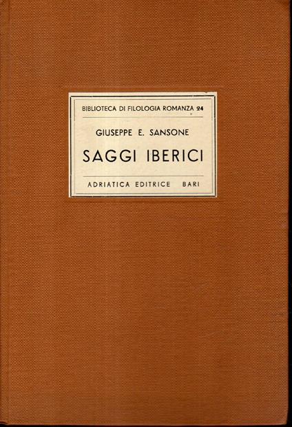 Saggi iberici - copertina