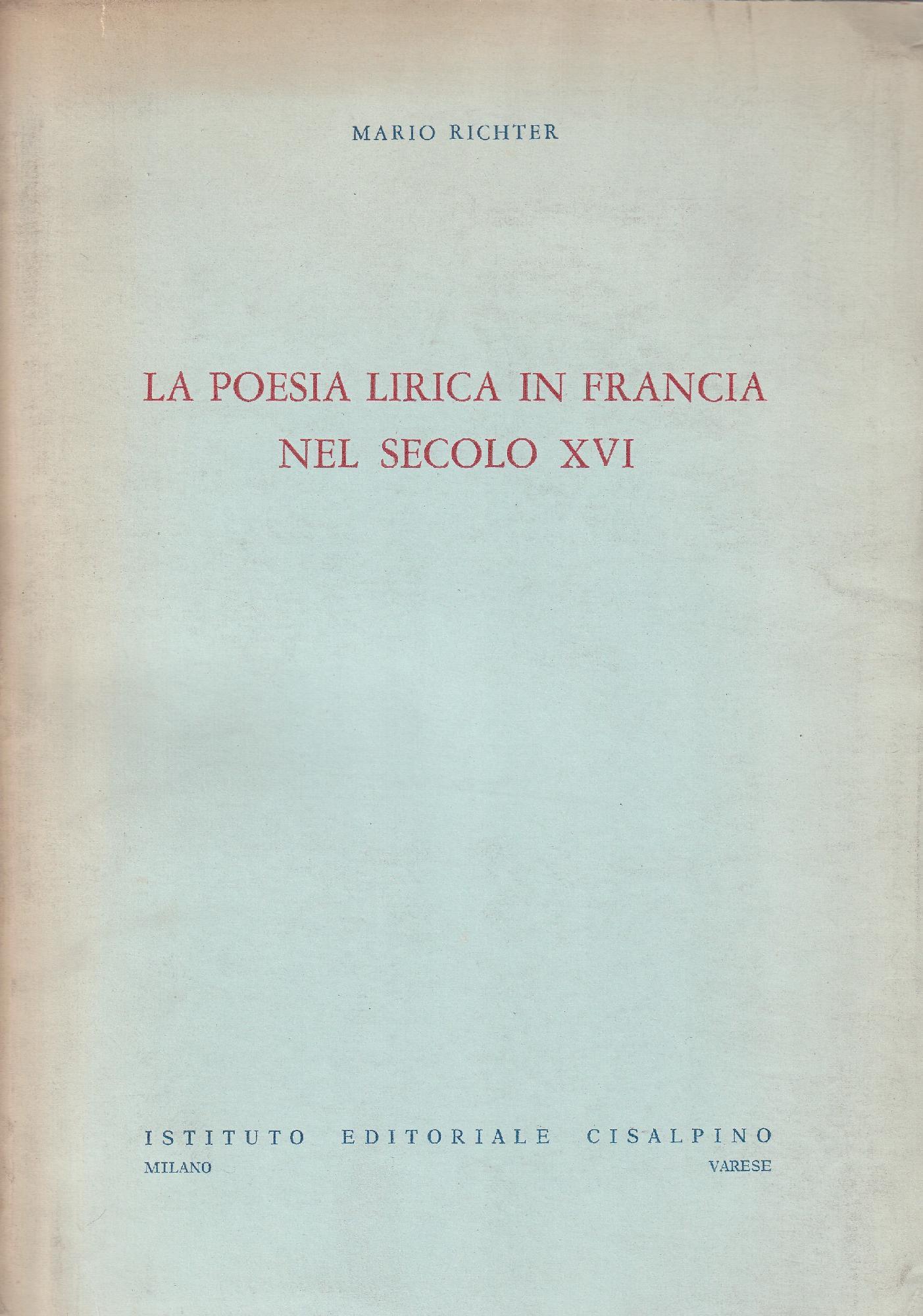 Poesie edite e inedite