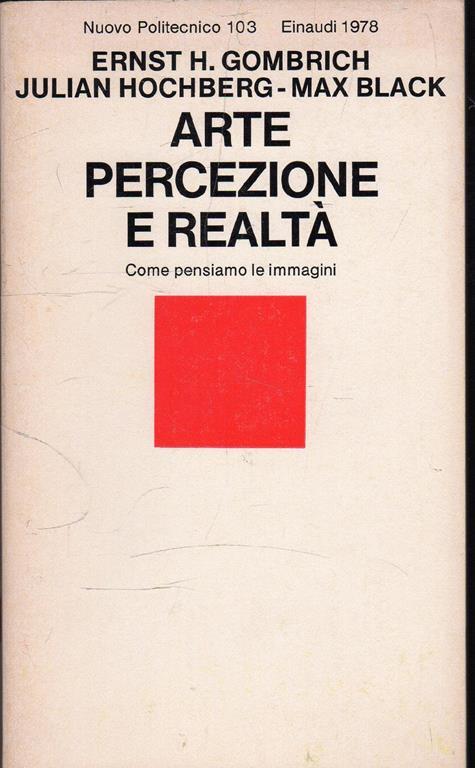 Arte, percezione e realtà - copertina