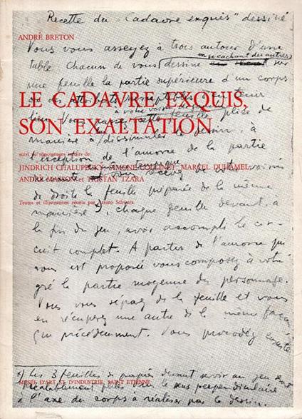 Le cadavre exquis, son exaltation - André Breton - copertina